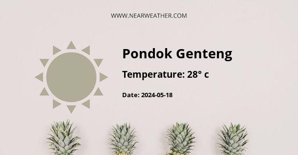 Weather in Pondok Genteng