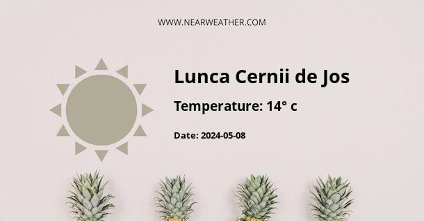 Weather in Lunca Cernii de Jos