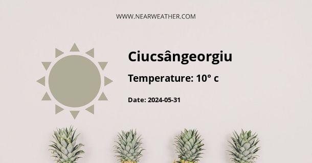 Weather in Ciucsângeorgiu