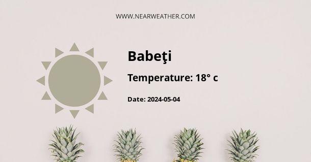 Weather in Babeţi