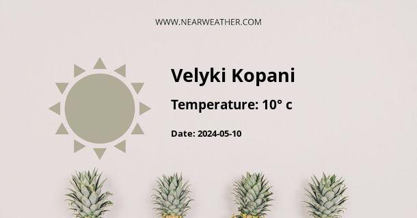 Weather in Velyki Kopani