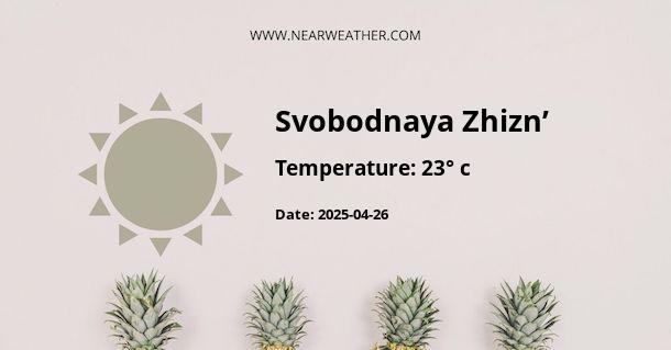 Weather in Svobodnaya Zhizn’