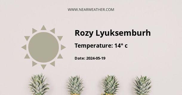 Weather in Rozy Lyuksemburh
