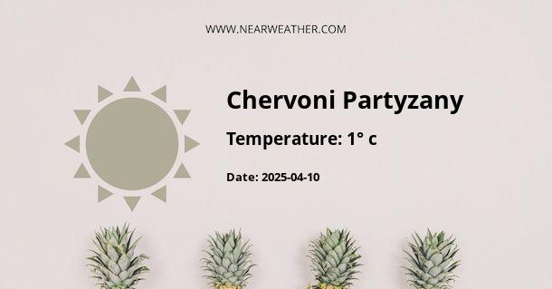 Weather in Chervoni Partyzany