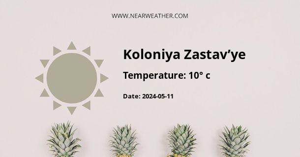 Weather in Koloniya Zastav’ye