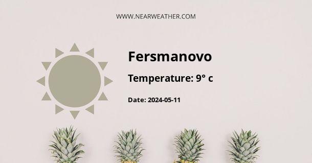 Weather in Fersmanovo
