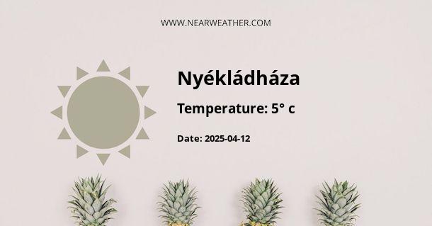 Weather in Nyékládháza