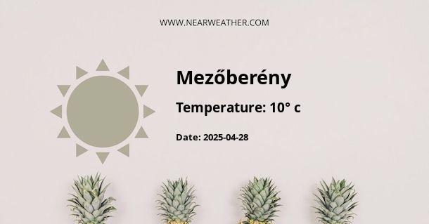 Weather in Mezőberény