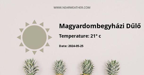 Weather in Magyardombegyházi Dűlő