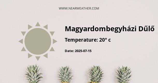 Weather in Magyardombegyházi Dűlő