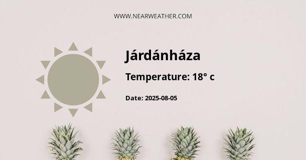 Weather in Járdánháza