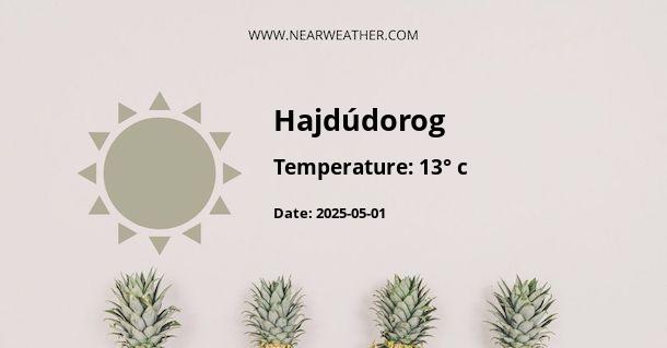 Weather in Hajdúdorog