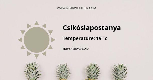 Weather in Csikóslapostanya