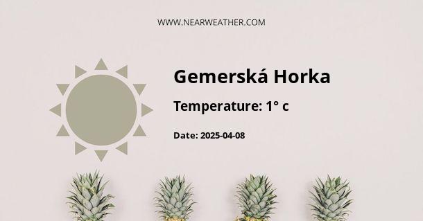 Weather in Gemerská Horka