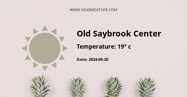 Weather in Old Saybrook Center