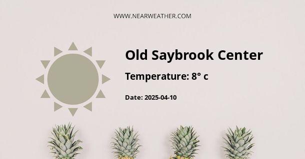 Weather in Old Saybrook Center