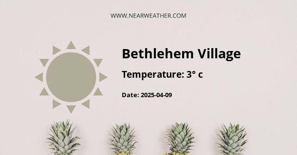 Weather in Bethlehem Village