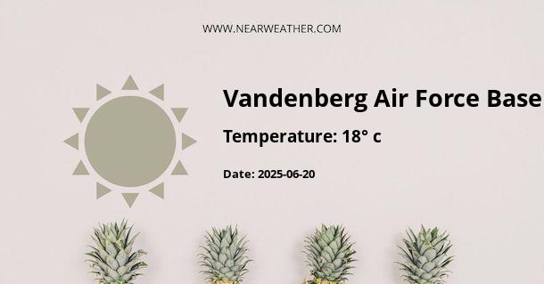 Weather in Vandenberg Air Force Base