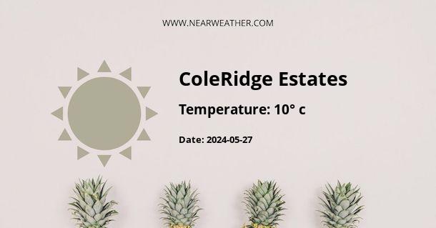 Weather in ColeRidge Estates
