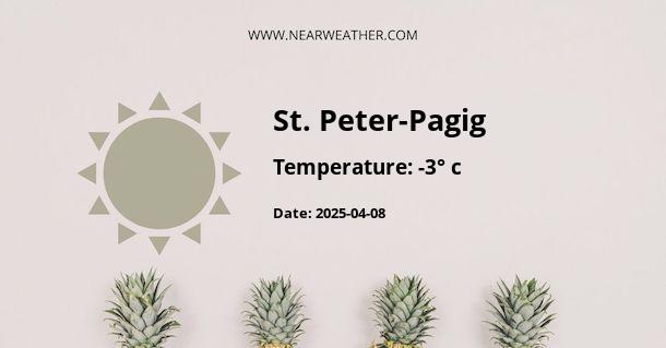 Weather in St. Peter-Pagig