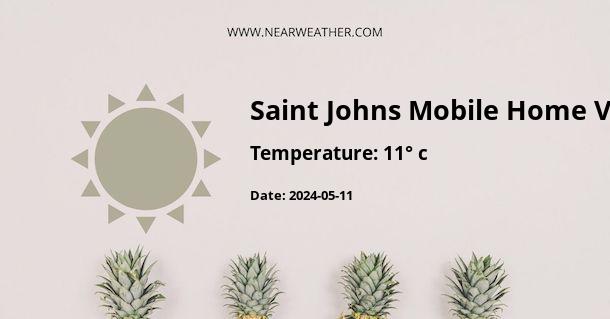 Weather in Saint Johns Mobile Home Village