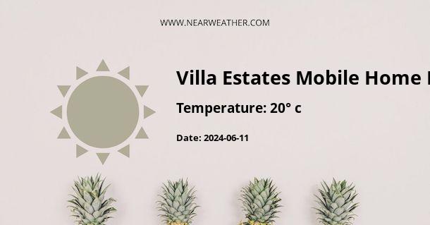 Weather in Villa Estates Mobile Home Park