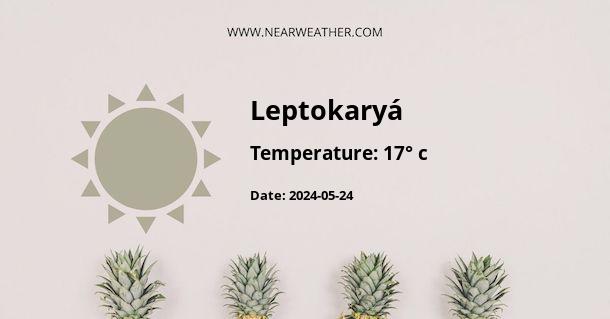 Weather in Leptokaryá