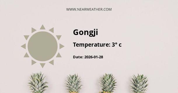 Weather in Gongji