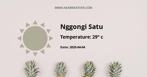 Weather in Nggongi Satu