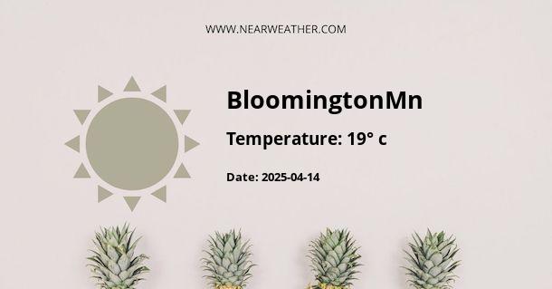 Weather in BloomingtonMn