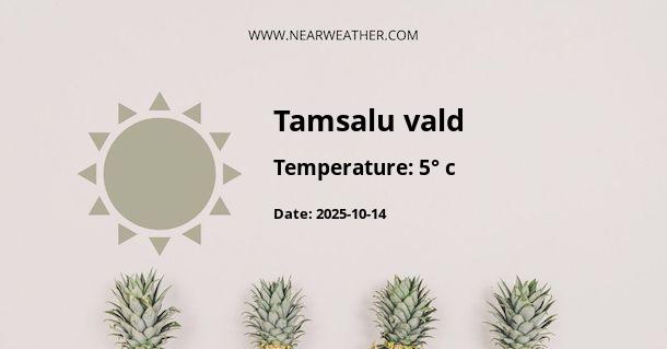 Weather in Tamsalu vald