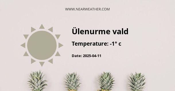 Weather in Ülenurme vald