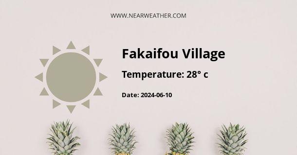 Weather in Fakaifou Village