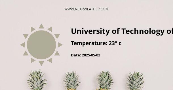 Weather in University of Technology of Compiègne