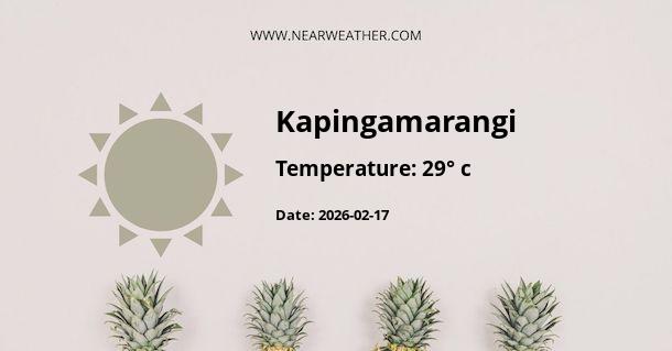 Weather in Kapingamarangi