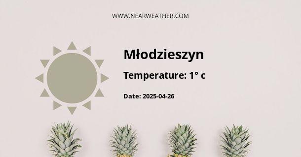 Weather in Młodzieszyn