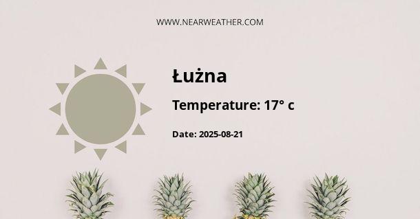 Weather in Łużna