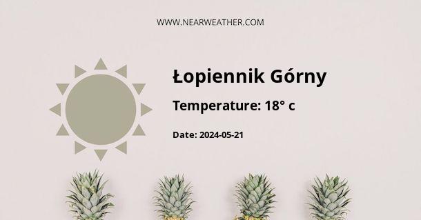 Weather in Łopiennik Górny