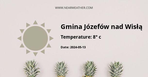 Weather in Gmina Józefów nad Wisłą