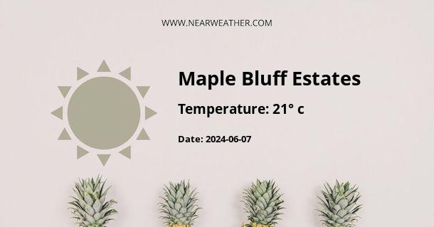 Weather in Maple Bluff Estates