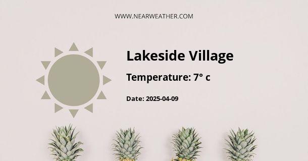 Weather in Lakeside Village