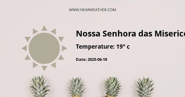 Weather in Nossa Senhora das Misericórdias