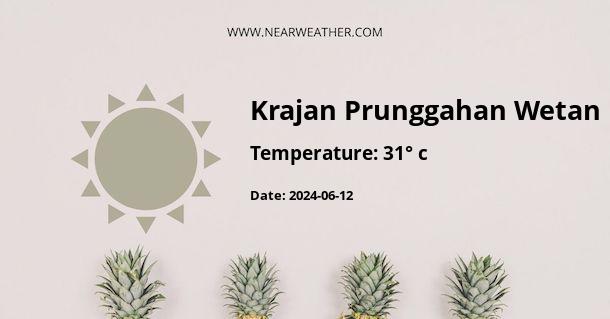 Weather in Krajan Prunggahan Wetan