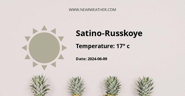 Weather in Satino-Russkoye