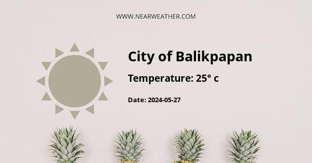 Weather in City of Balikpapan