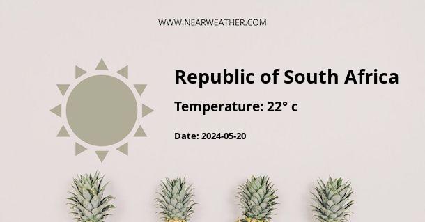 Weather in Republic of South Africa