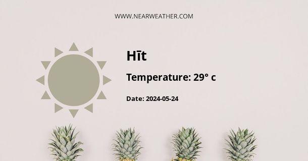 Weather in Hīt