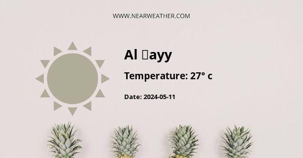 Weather in Al Ḩayy